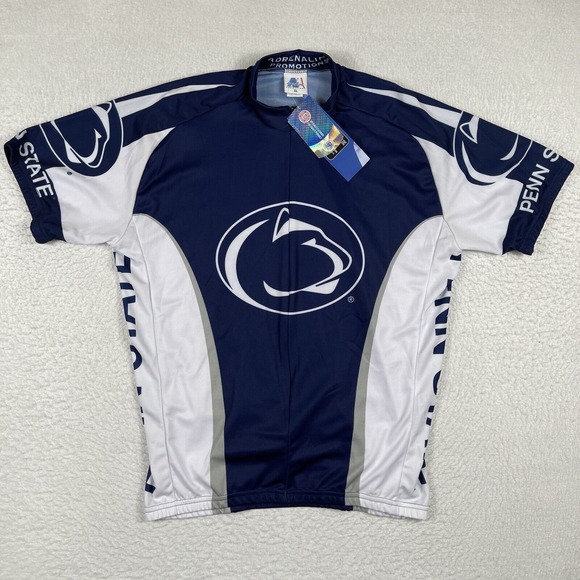 Penn State Cycling Jersey Mens XL 3/4 Zip Biking MTB Road Bike Nittany Lions NWT - Picture 1 of 15